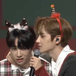 ❄️ 946ec81a 男人, 圣诞节, 帽子, 乐队 telegram sticker