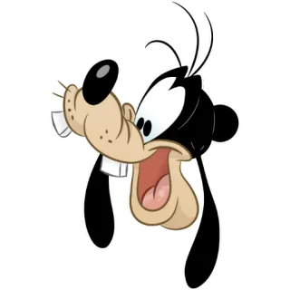 😃 60fecd43 Goofy 漫画, ディズニー, グーフィー, アニメ, キャラクター, 面白い telegram sticker