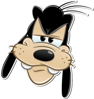 😠 f622e23c Goofy 漫画, グーフィー, ディズニー, キャラクター, 面白い telegram sticker