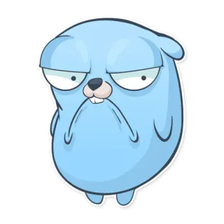 😒 e74bd00f Gopher, マスコット, Golang, プログラミング, 漫画, コンピュータサイエンス, ソフトウェア whatsapp sticker