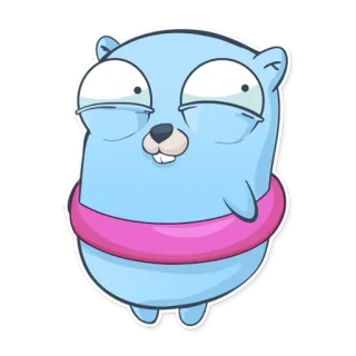 😄 f36d2037 golang, gopher, マスコット, プログラミング, ステッカー, コンピューターサイエンス whatsapp sticker