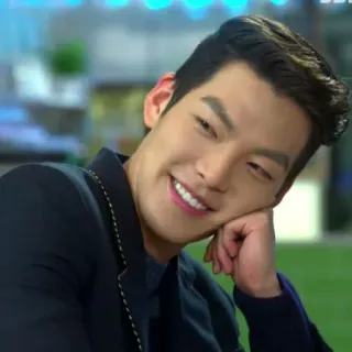 😄 3ff77ebd homme, souriant, portrait, coréen, personne, acteur whatsapp sticker