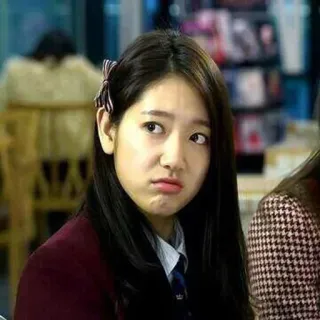 😏 4e386469 femme, fille, coréenne, asiatique, expression, portrait whatsapp sticker