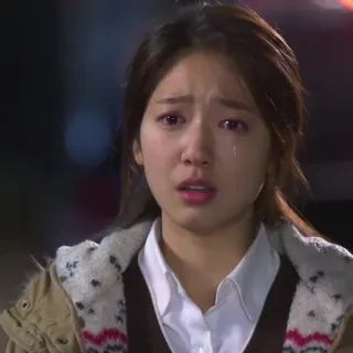 😭 d485bf18 pleurer, triste, bouleversé, émotionnel, femme whatsapp sticker