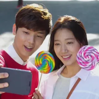 📸 dc0e28eb Selfie, Portrait, Homme, Femme, Sucette, Souriant whatsapp sticker