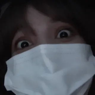 ♟ 3a5ad86c 口罩, 疫情, 新冠, 眼睛, 女性, 面罩 telegram sticker