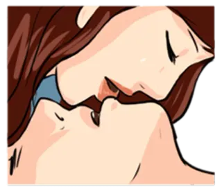 💏 146b6886 Kuss, Liebe, Paar, Romantik whatsapp sticker