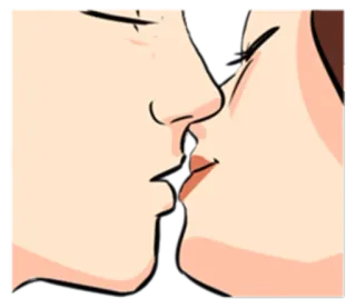 💏 2e92ba5b Liebe, Paar, Kuss, Romantik, Zuneigung whatsapp sticker