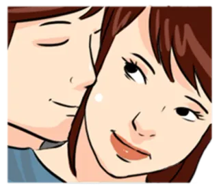 The Kissing whatsapp stickers