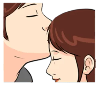 💏 c28193a6 Liebe, Kuss, Paar, Romantik, Zuneigung whatsapp sticker