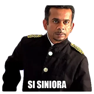 👍 ceded85f SI SINIORA 男性, スーツ, 真面目, Si Siniora telegram sticker