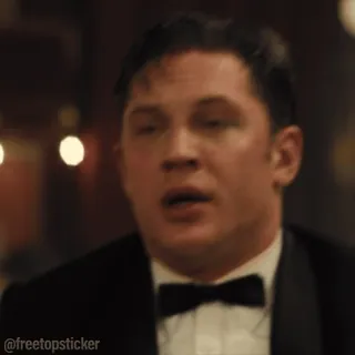 😞 9e820ed9 @freetopsticker đàn ông, chân dung, người nổi tiếng, diễn viên, áo tuxedo telegram sticker
