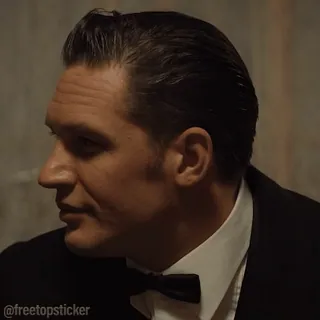 😏 a54fcc8f @freetopsticker chân dung, đàn ông, áo vest, góc nghiêng telegram sticker