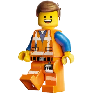 😀 d1acc0cf Emmet Brickowski The Lego Movie EMMET лего, эммет, фильм, бриковски, персонаж, мультфильм telegram sticker