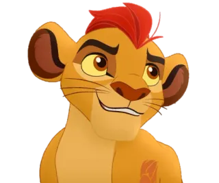 🦁 4b336fea Kion The Lion Guard Kion, Lion Guard, Lion King, Disney, cartoon, animal, lion telegram sticker