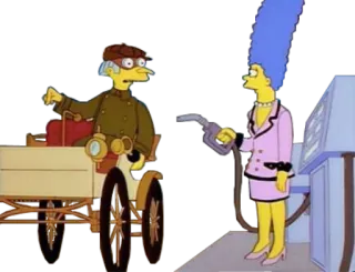 ⛽ 47a5c23c Marge Simpson The Simpsons Cartoon, Marge Simpson, Tankstelle, Auto, Oldtimer, Die Simpsons telegram sticker