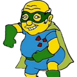 👯 bfb160e5 Cartoon, Superheld, Maske, Umhang, Gelb, Illustration telegram sticker