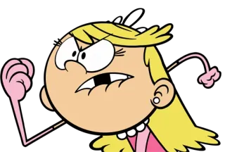 😤 109d9a04 Lola Loud The Loud House Kartun, Marah, Putri, Gadis, Kesal telegram sticker