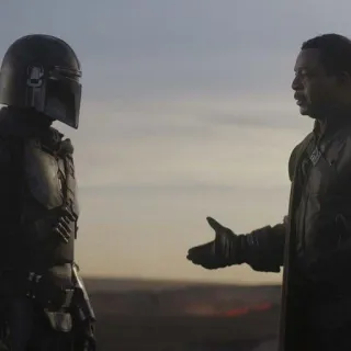 🌌 353c6082 The Mandalorian Мандалорец, Дин Джарин, Мандо, Звёздные войны, Педро Паскаль, Джанкарло Эспозито, Фантастика, Космический вестерн telegram sticker