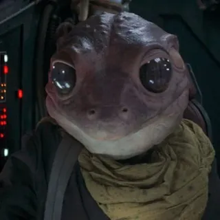 🌌 40177abd Frog Lady The Mandalorian Лягушка-леди, Мандалорец, Звездные войны, Инопланетянин, Персонаж telegram sticker