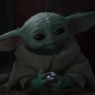 🌌 799f2dca Baby Yoda The Mandalorian Малыш Йода, Грогу, Мандалорец, Звездные войны, милый, мультфильм telegram sticker