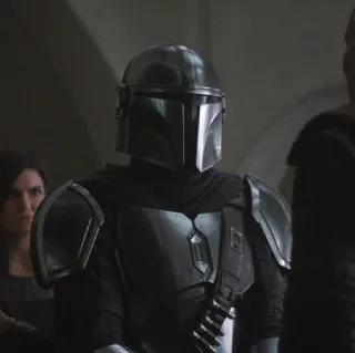 🌌 990b5f43 Mandalorian The Mandalorian звездные войны, броня, шлем, мандалорец, космос, персонаж, научная фантастика telegram sticker