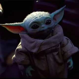 🌌 d7343310 Baby Yoda The Mandalorian Малыш Йода, Грогу, Мандалорец, Звёздные войны, Дисней, милый, персонаж telegram sticker