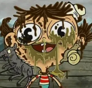 🥞 3912a9e3 漫画, グロ, 汚い, 不快, 子供, カタツムリ, ネズミ telegram sticker