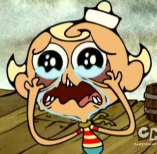 🥞 5ca401ba Flapjack The Marvelous Misadventures of Flapjack フラップジャック, カートゥーンネットワーク, 泣く, アニメ, アニメーション, 悲しい telegram sticker