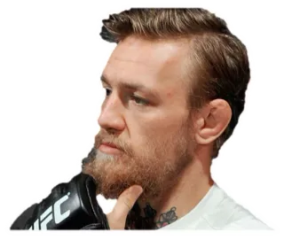 🤔 bf470b9f Conor McGregor ufc, mma, conor mcgregor, luchador, deportes whatsapp sticker