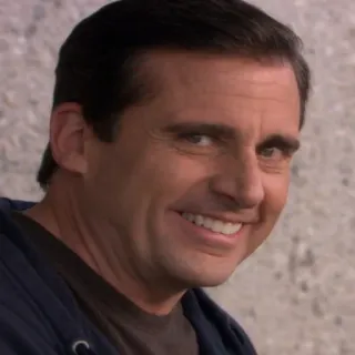 😅 12993917 Michael Scott The Office マイケル・スコット, ジ・オフィス, スティーヴ・カレル, コメディ, テレビ番組, 面白い telegram sticker