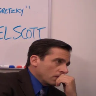 😓 96588ad1 Michael Scott The Office GRETZKY
MICHAEL SCOTT テレビ, コメディ, オフィス, テレビ番組, 面白い, スティーヴ・カレル telegram sticker