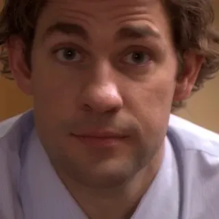 😐 ee5e3dd9 Jim Halpert The Office テレビ, キャラクター, ジ・オフィス, ジム・ハルパート telegram sticker