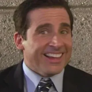 🤠 49660089 Michael Scott The Office Hài, TV, Văn phòng, Hài hước, Quản lý telegram sticker