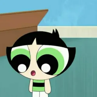 🎀 466c9d33 Buttercup The Powerpuff Girls kreskówka, animowany, dziewczyna, superbohaterka, Bajka, Atomówki telegram sticker