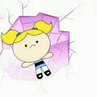 🎀 8da78248 Bubbles The Powerpuff Girls Kreskówka, Bańki, Atomówki, Postać, Telewizja, Serial TV, Animowany telegram sticker