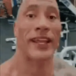 🗣️ 997bb75b The Rock актер, мускулы, спортзал, знаменитость whatsapp sticker