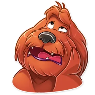 🙄 8b09e864 dog, cute, cartoon, pet, animal, sticker telegram sticker