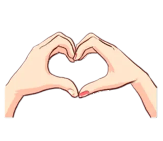 💖 13084c3c hati, tangan, cinta, gestur whatsapp sticker