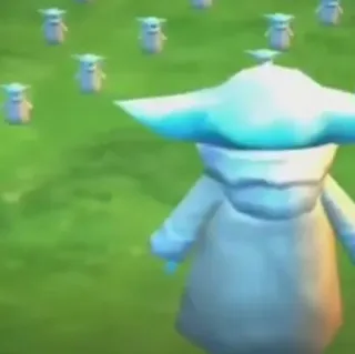 🤡 113af125 Baby Yoda star wars, yoda, baby yoda, grogu, fofo whatsapp sticker