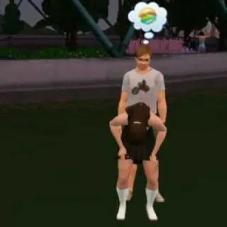 🤡 641ee089 sims, cavalinho, fantasia, jogo, personagens, ar livre whatsapp sticker