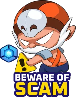 🎮 df038015 BEWARE OF SCAM Cảnh báo, Lừa đảo, Báo động, Cẩn thận, Dấu chấm than, Nguy hiểm telegram sticker