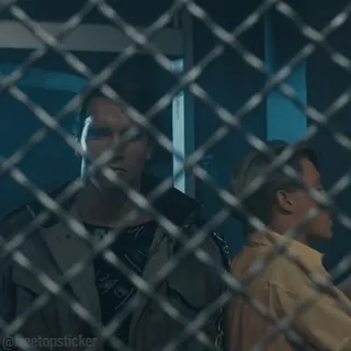 😐 19eab4a6 Terminator @treetopsticker Арнольд Шварценеггер, Терминатор, фильм, робот telegram sticker