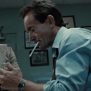 🚬 1f979db8 Курение, Сигарета, Мужчина, В помещении, Офис telegram sticker