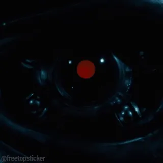 🤖 59b782d1 робот, глаз, красный, машина, технологии, андроид, кибернетический telegram sticker