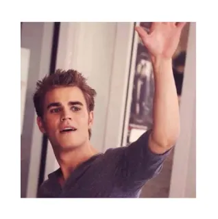 🙌 cb7e4677 男人, 挥手, 肖像, 演员 whatsapp sticker