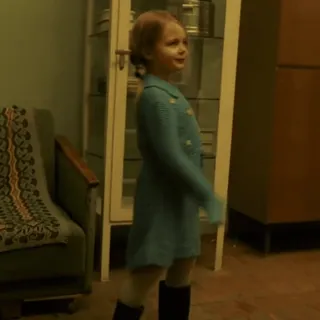 💃 943fea27 Kind, Mädchen, Innen, Porträt, jung telegram sticker