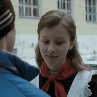 🤗 aaee3374 Mädchen, Kind, jung, Schule, Schal telegram sticker