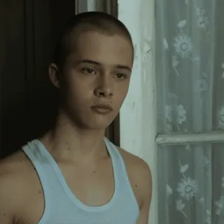 😔 d90cf1ff Teenager, Junge, Porträt, Tanktop, Jung, Innenaufnahme telegram sticker