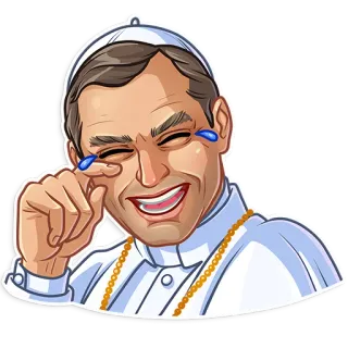 The Young Pope telegram stickers
